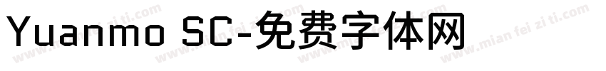 Yuanmo SC字体转换